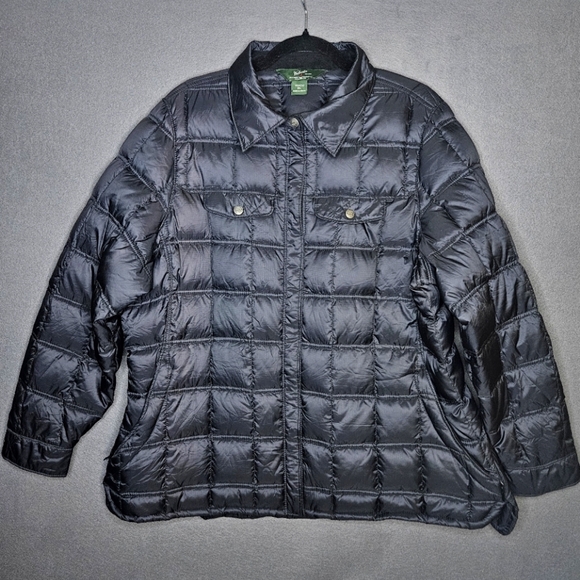 Woolrich Jackets & Blazers - Woolrich Womens Plus 2XL Goose Down Filled Puffer Coat Jacket Black Quilted